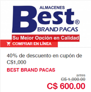 Descuentos con tarjetas Bac Credomatic