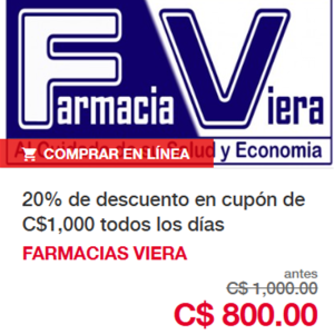 Descuento en Farmacia Viera