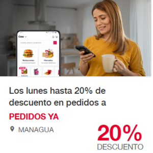 Descuento en Pedidos Ya