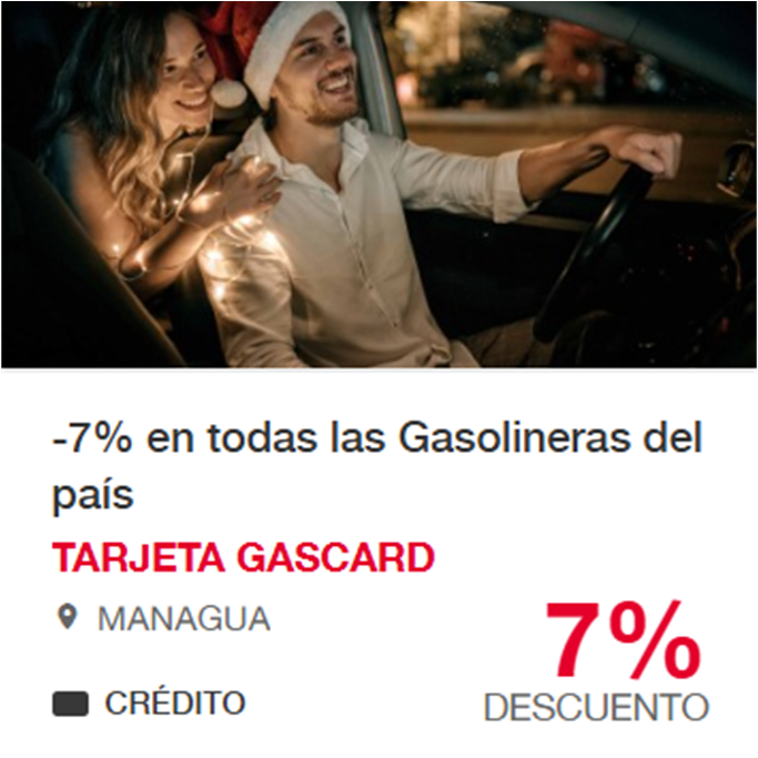 Descuento en Gasolineras